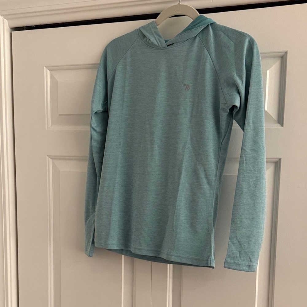 Teal Long Sleeve Hoodie